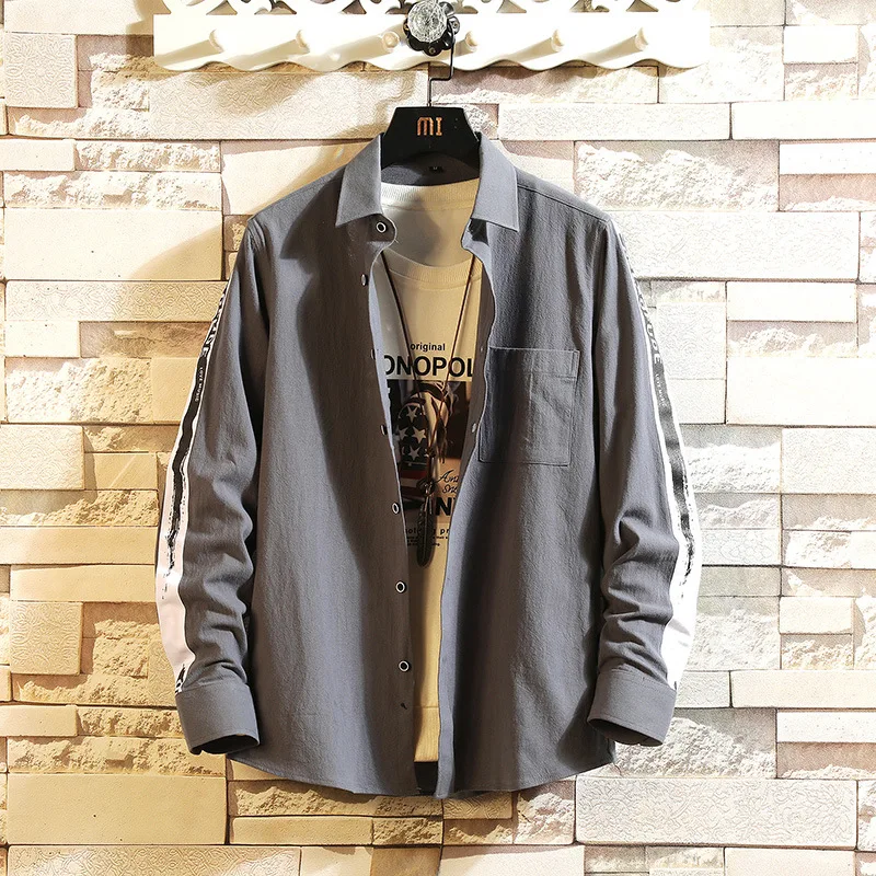 Wholesale 2022 Classic Plaid Casual Shirts Men's Trend All-match Fashion Youth Student Youth Shirts Korean Slim Shirts
