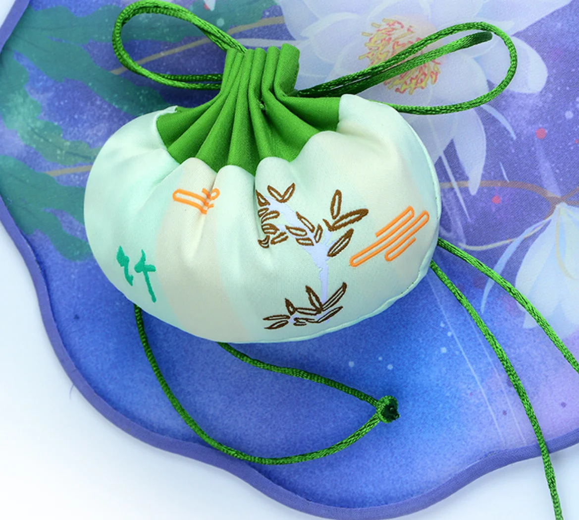 Сумка с кисточкой в китайском стиле аксессуары Hanfu для хранения ювелирных