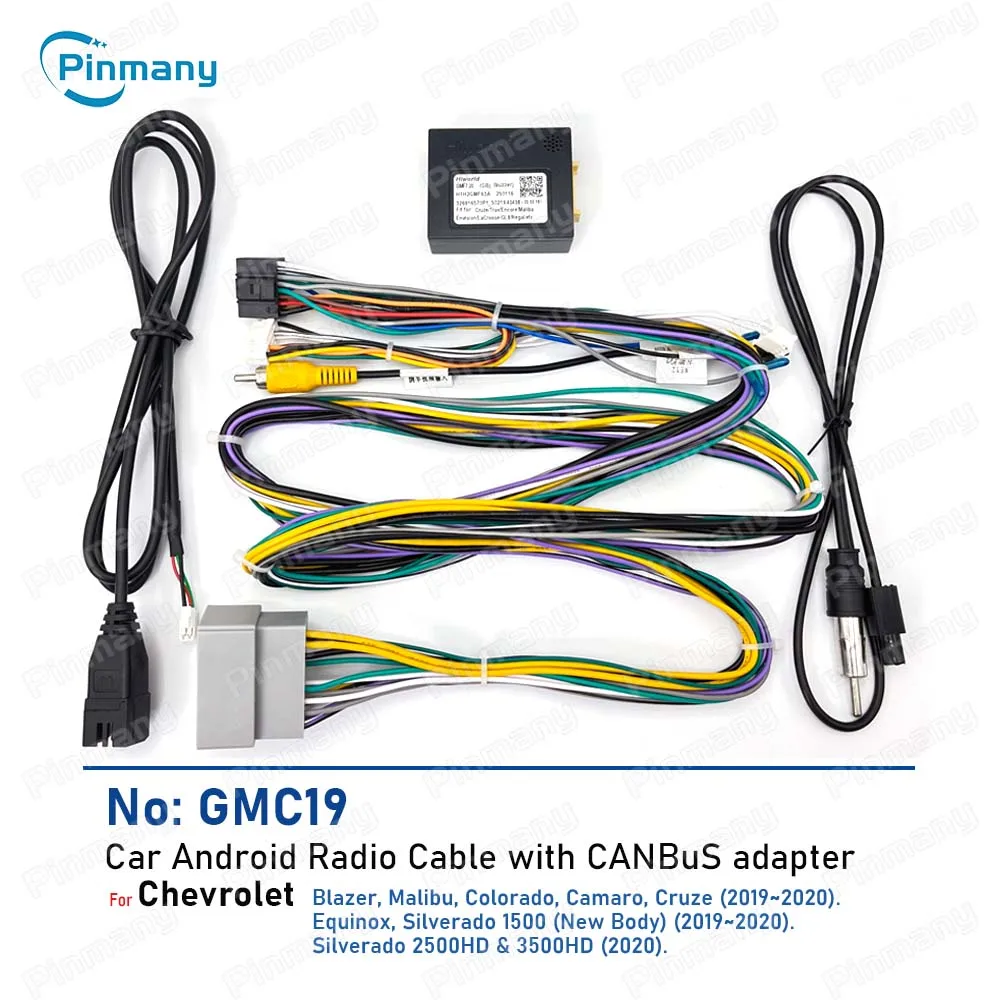 

Автомобильный радиокабель, адаптер жгута проводов питания, декодер CAN шины для Chevrolet Blazer Malibu Colorado Camaro Cruze Equinox Silverado