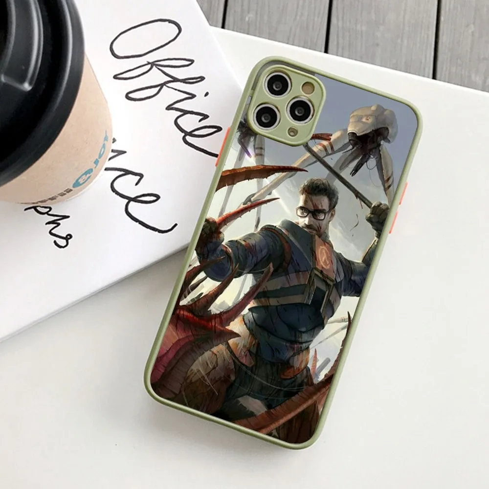 Чехол для телефона H-Half Life-e 2 IPhone 14 11 12 13 Mini Pro Max 8 7 Plus X XR XS MAX полупрозрачный матовый