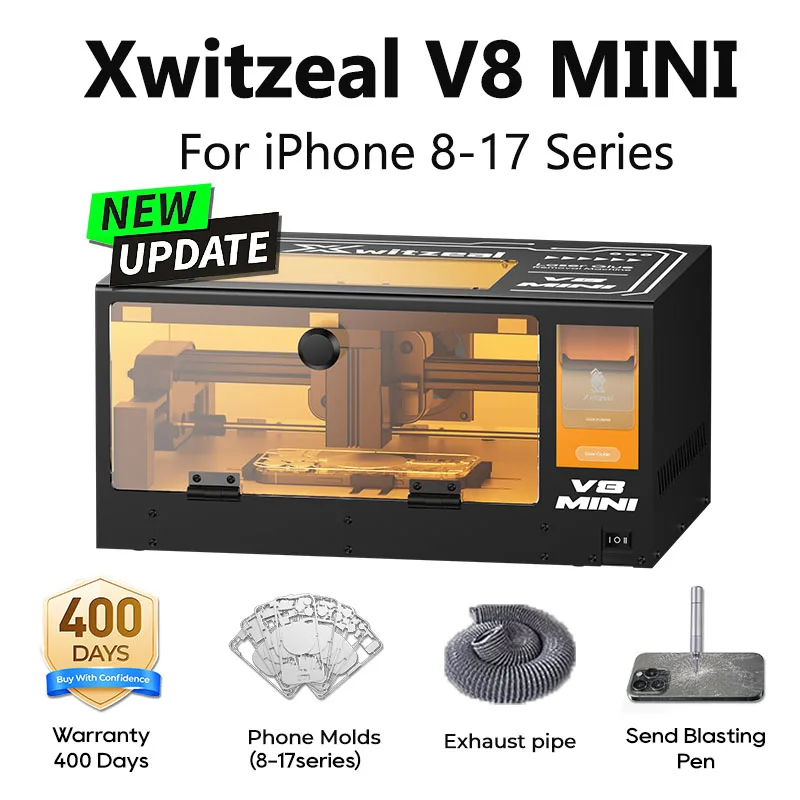 

Xwitzeal® V8 MINI Лазерный аппарат для удаления клея для ремонта iPhone