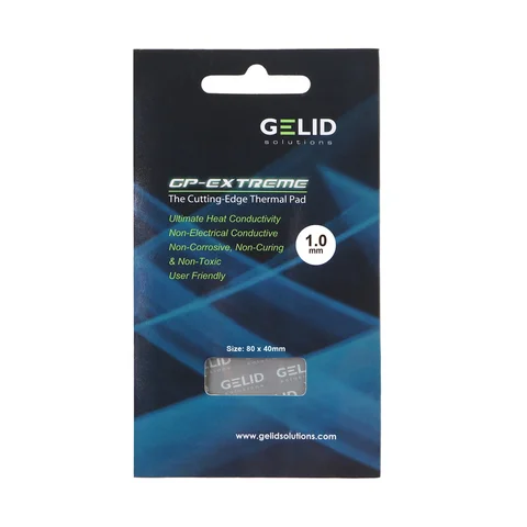 GELID GP-EXTREME 80x40x3,0 мм, TP-GP01-E, термопрокладка, силиконовый пластырь, не проводящий ЦП/графический процессор