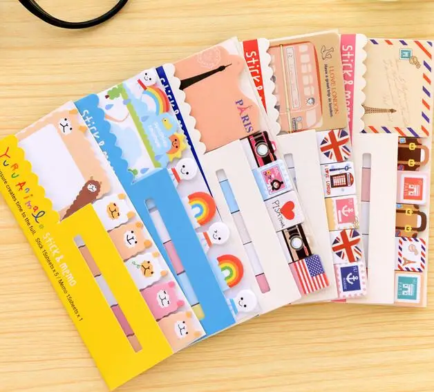 

1pack/lot NEW vintage Cute Animal Sticky Notes Supplies Paper Stickers Memo Pad Diary Stationery