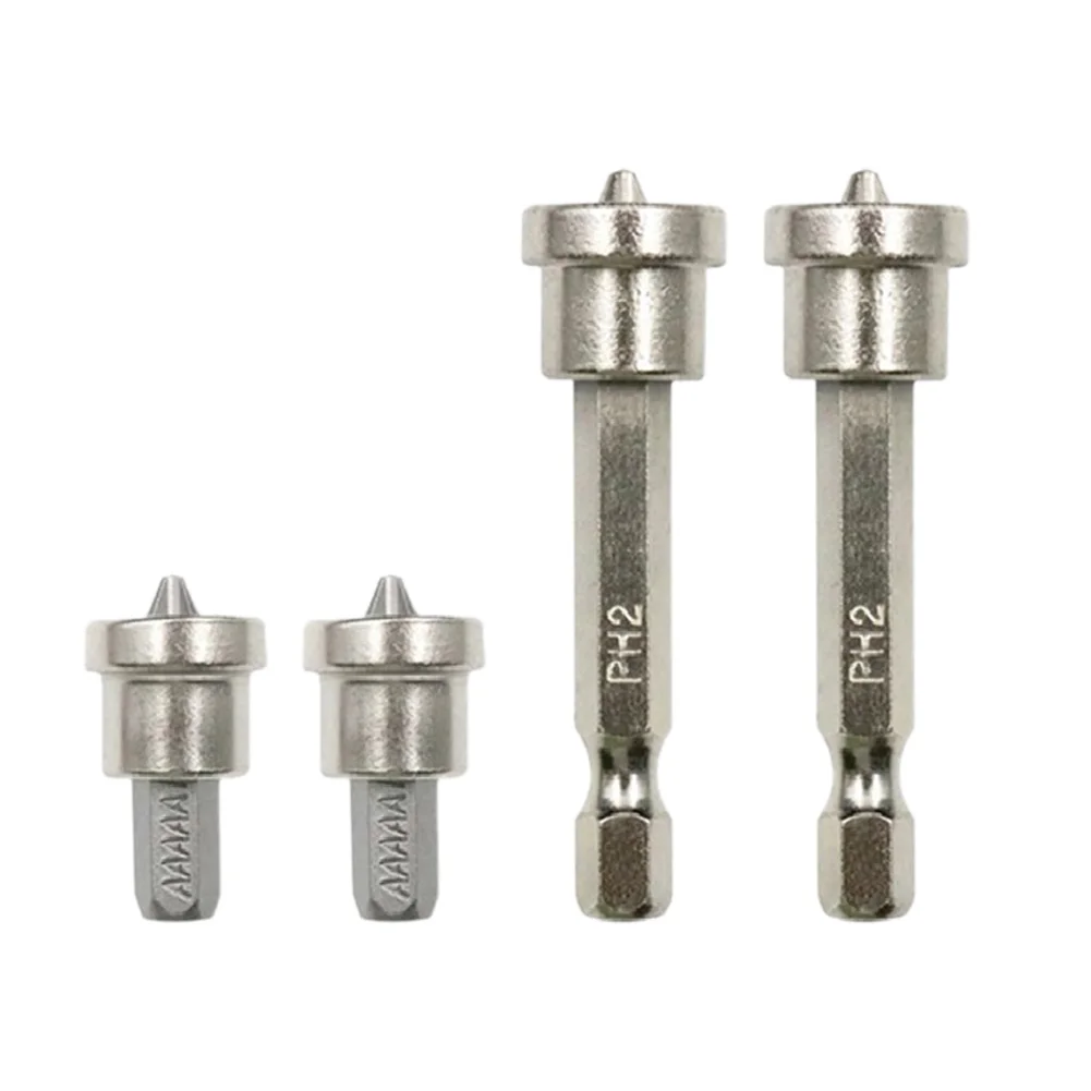 

4Pcs Plasterboard Screws Locating Batch Head Locating Batch Head Screwdriver Bits PH2 Drywall Dimpler Bits Drilling Bits Tools