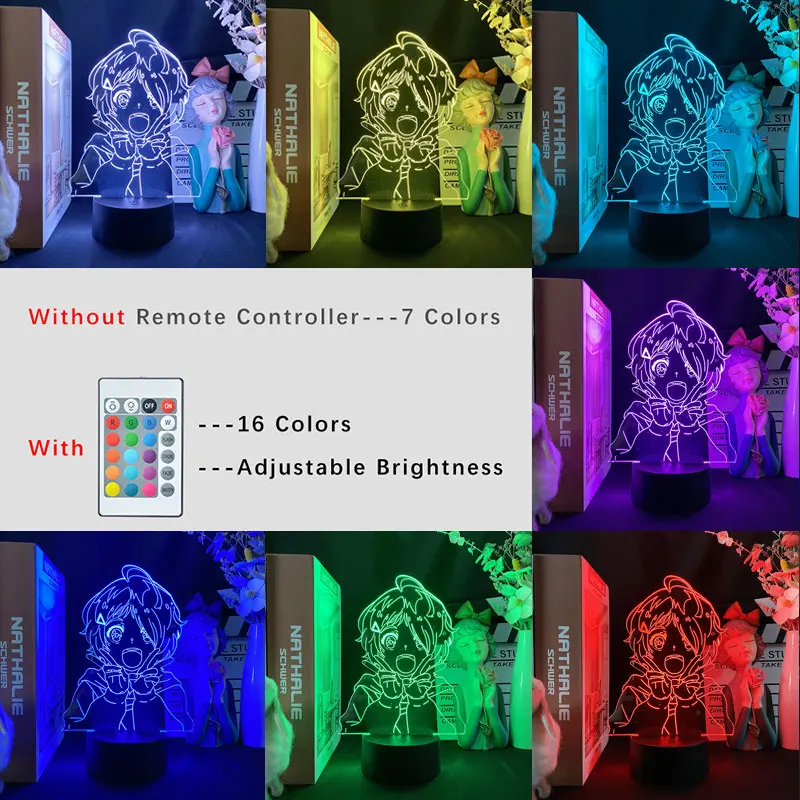 Аниме Фигурка чудо яйцо приоритет Ohto Ai Светодиодная лампа 3d ночник для кавайной