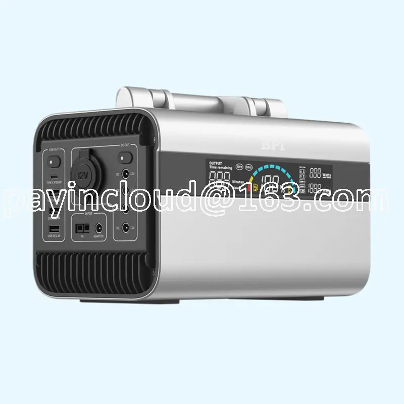 

Уличный блок питания, переносной внешний источник питания с чистой синусоидой, 600 Вт, 220 В, для кемпинга