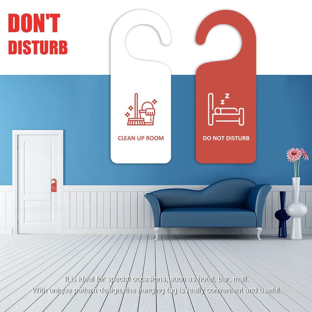 

\\\"Please Do Not Disturb\\\" Door Sign Hotel Bulletin Board Pendant Cleaning Label Door Hanger Tags Club Cafe Hotel Pendant