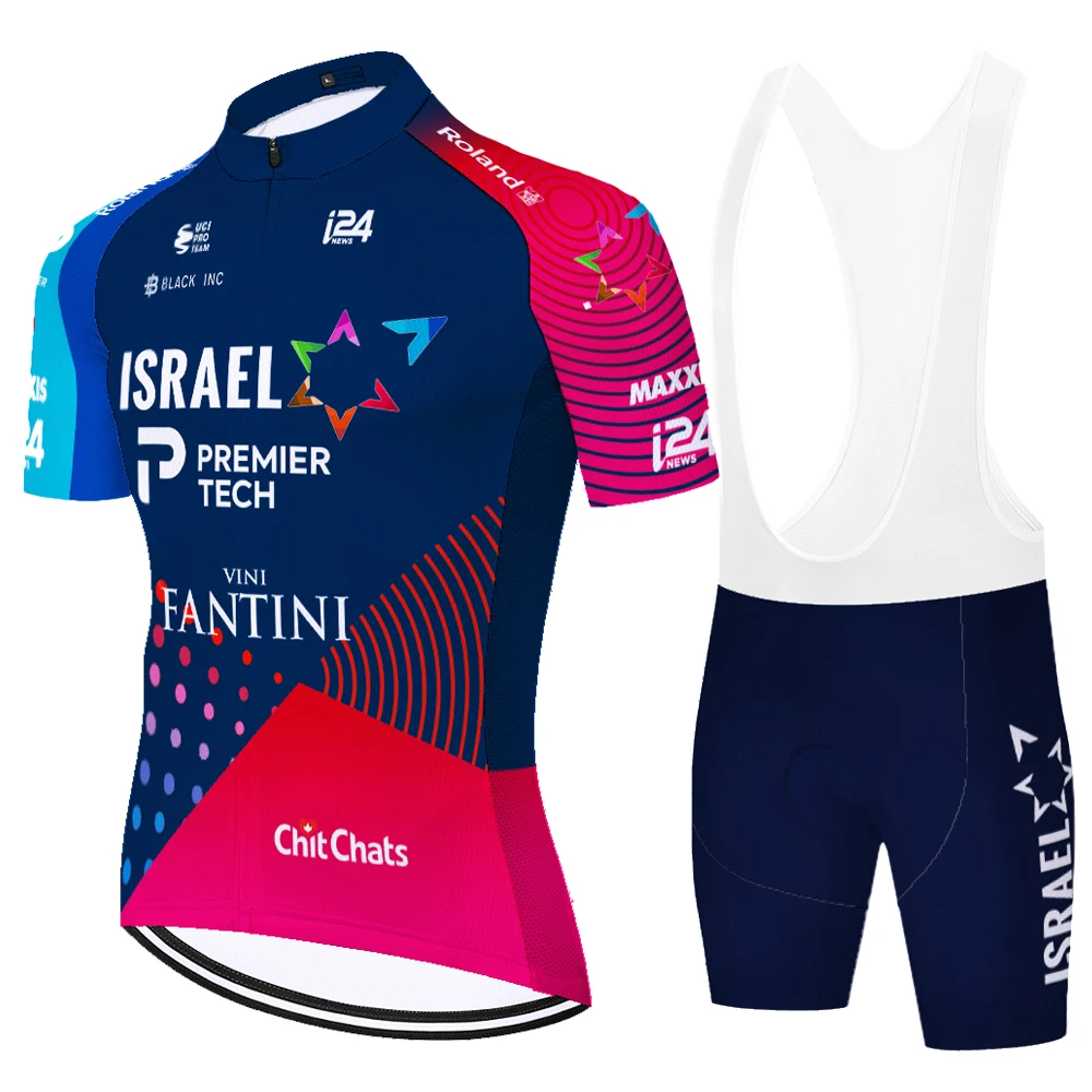 2023 ISRAEL cycling TEAM jersey 20D bike shorts set MTB ropa ciclismo hombre verano men short sleeve |