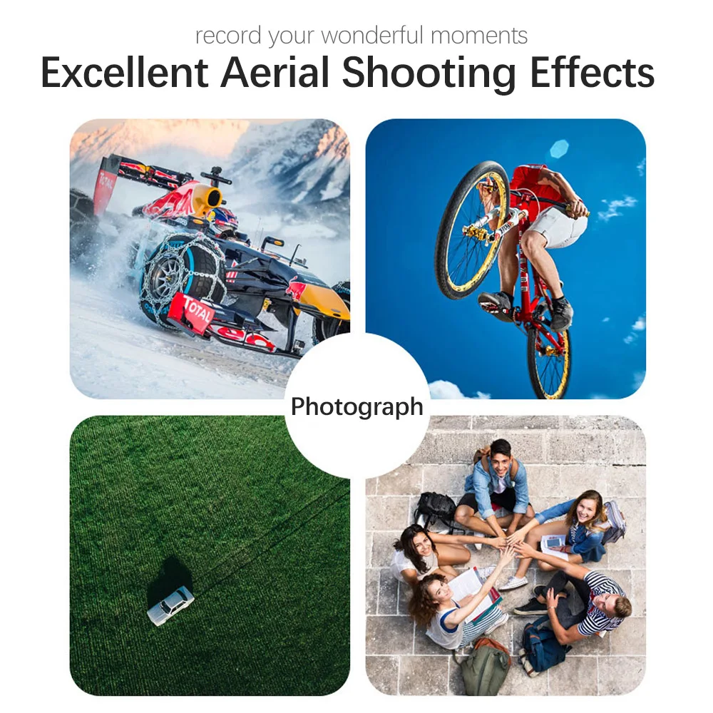 Квадрокоптер CSJ S161 Mini Pro с камерой 4K двойная камера функция расположения