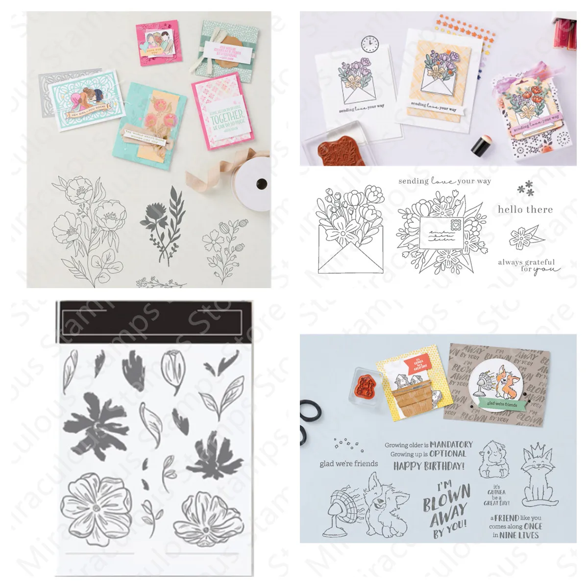 

2022 New Arrivals Metal Cutting Dies and Clear Stamps Silicone Seals Greeting Card Scrapbook Decor Embossing DIY Craft Supplies