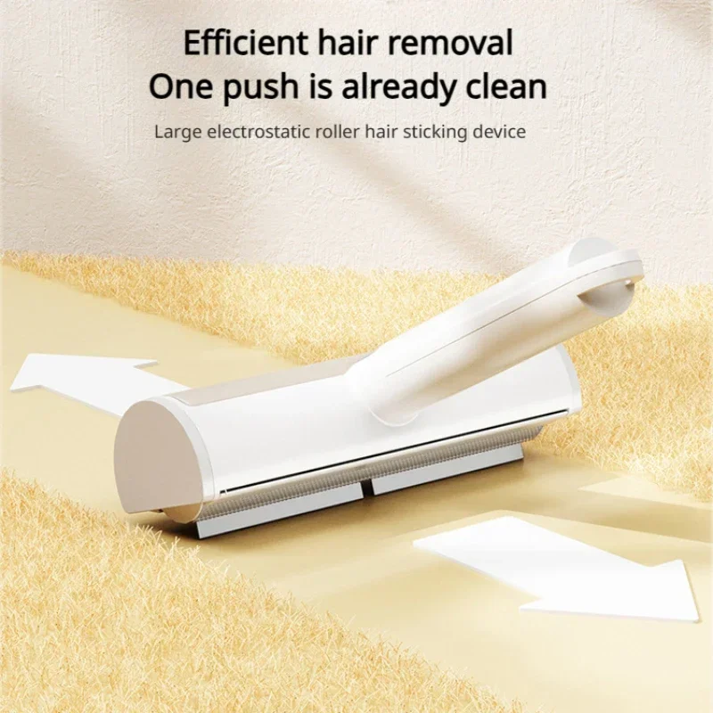 Портативный электростатический валик для удаления ворса домашнего