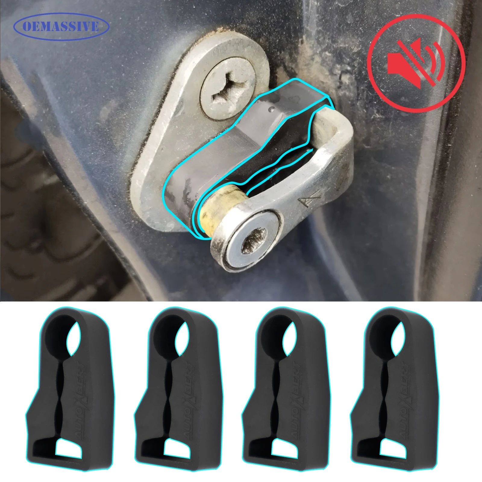 

Звуковой глушитель дверного замка, демпфер дверного замка, буфер для GMC Yukon, Chevrolet Tahoe 2007–2014 для Hummer H2, погремушка