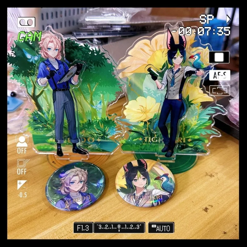 

Tighnari Albedo M&G Anime KeyChain Genshin Impact Men Key Chain for Women Fashion Kawaii Figure Acrylic Keyring Pendant Gift