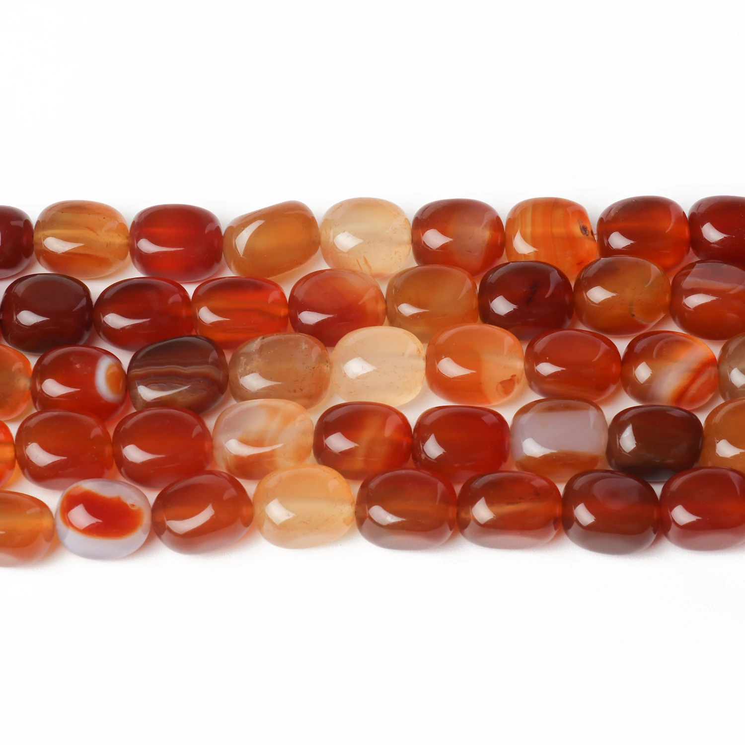 8x12 мм натуральный камень квадратный красный агат бусины в форме трубки свободные