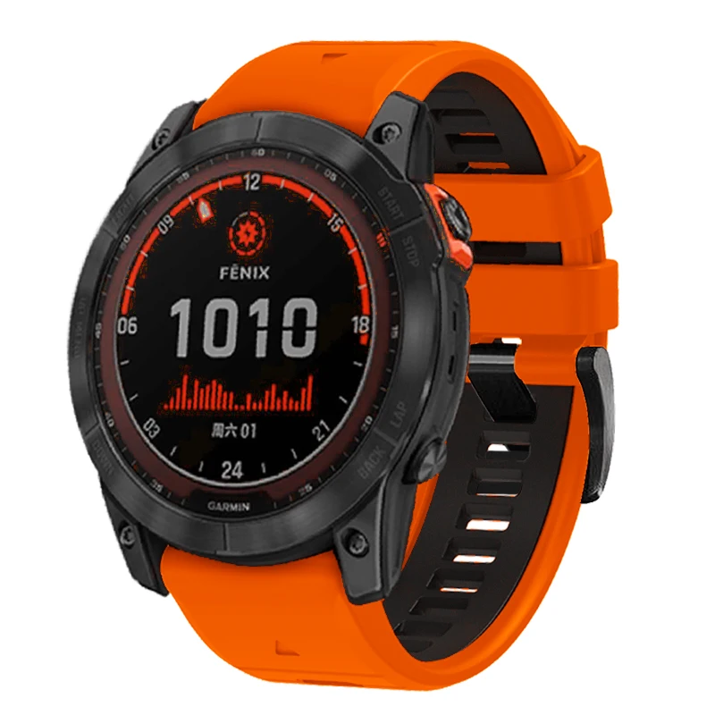 Фото Ремешок для часов 22 мм 26 мм для Garmin Fenix 5X 5X Plus 3 6X 7X HR GPS SmartWatch, быстросъемный силиконовый браслет, удобный в установке №5