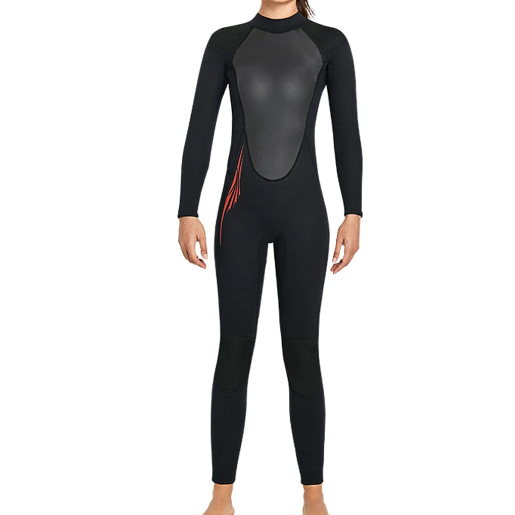 

Adult Wetsuit Comfortable Water Sports Fitting Full Body Diving Equipment Adults Swimsuit for Women Men Male/Black L