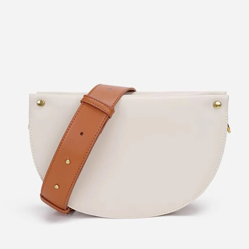 

Saddle Bag For Women 2023 All Match Shoulder Bag Retro Luxury Design Crossbody Bag Concise