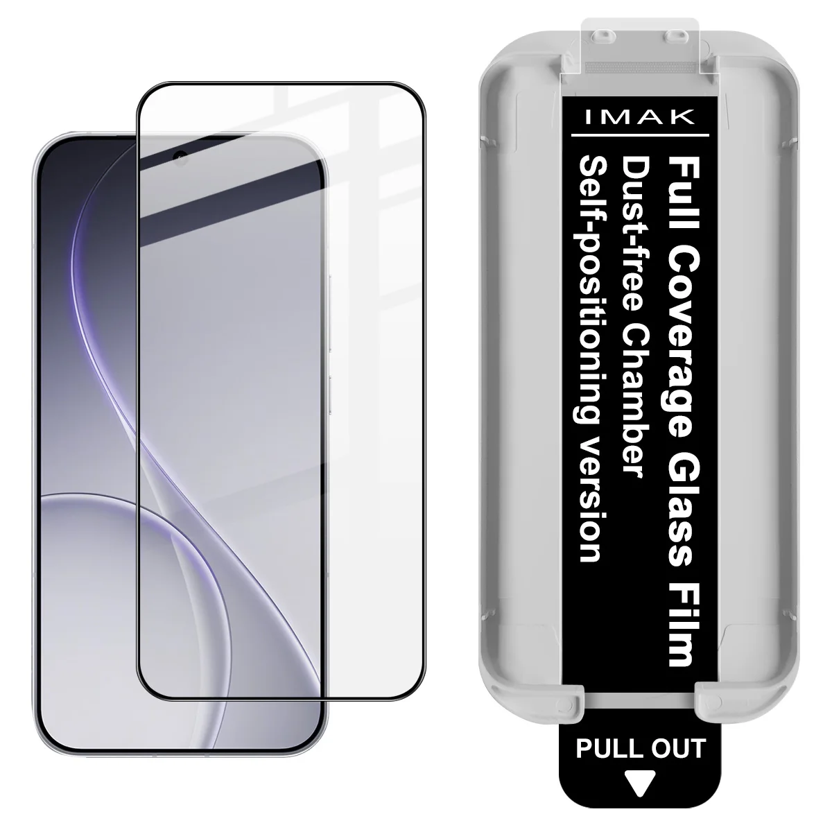 Фото Защитное стекло IMAK Pro+ для OPPO Reno 15 14 13 Pro Max 5G с пылезащитной камерой и локатором пленки №2