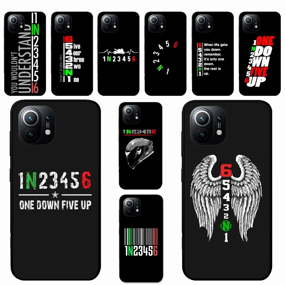 Luxury 1N23456 Motorcycle Phone Case For Xiaomi Mi 5X 8 9 10 11 12 lite pro 10T PocoX3pro PocoM3 Note