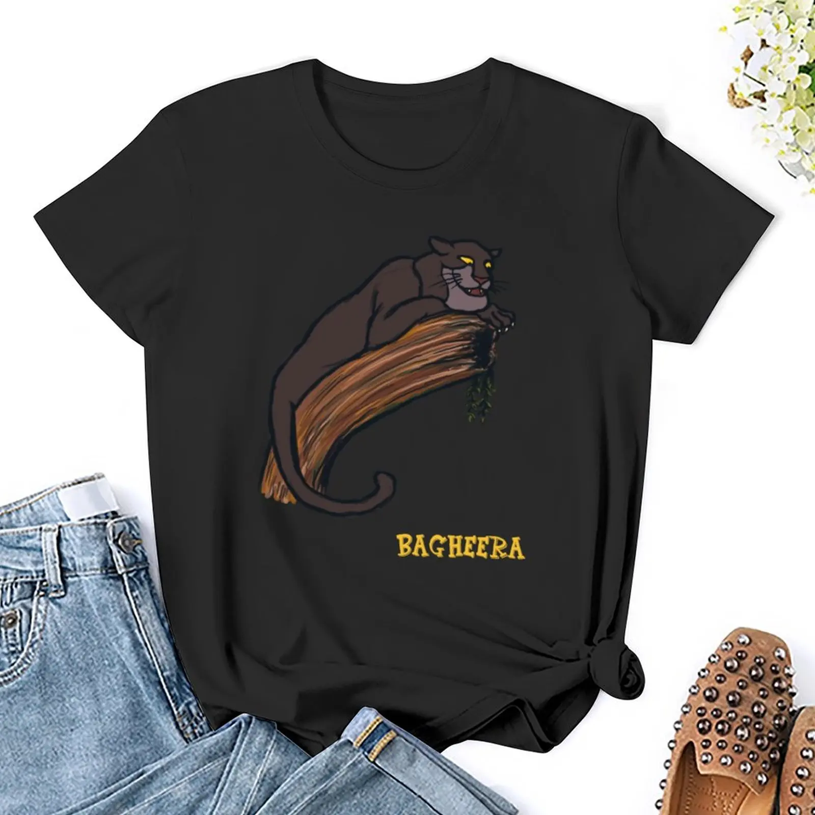 Женская винтажная рубашка Bagheera с графическим принтом в виде животных