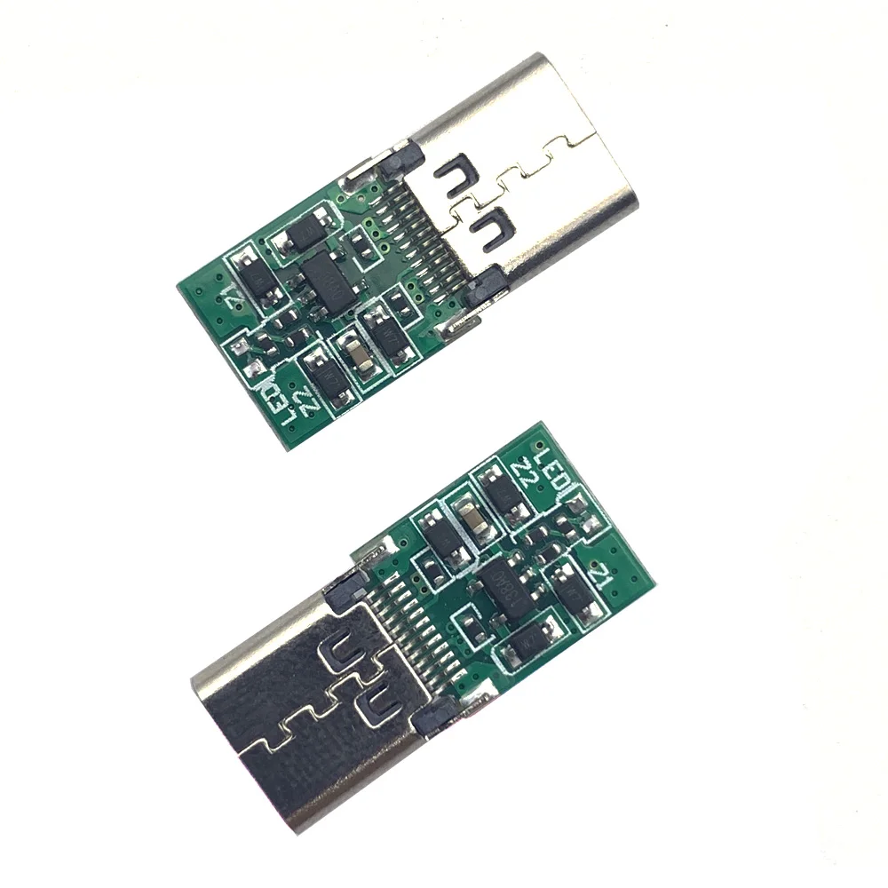 

Type-C DC Adapter PD Trigger Jack 5V 9V 12V 15V 20V Female socket interface connector Fast Charge Polling Detector Power Supply