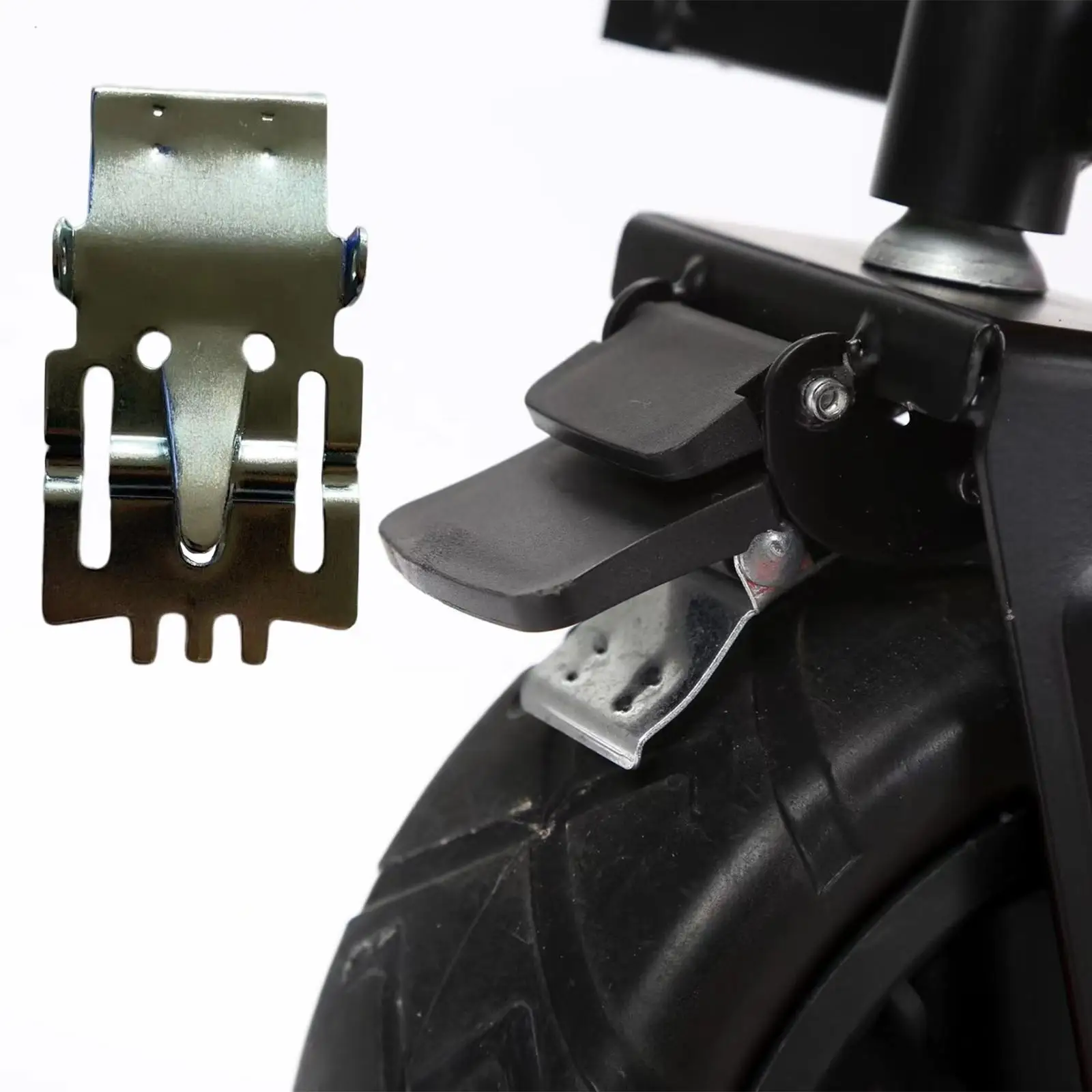 

Metal Shopping Trolleys Brake Pad Braking Holder Repair Wagon Locking Pad Parts Durable Accessories Replace