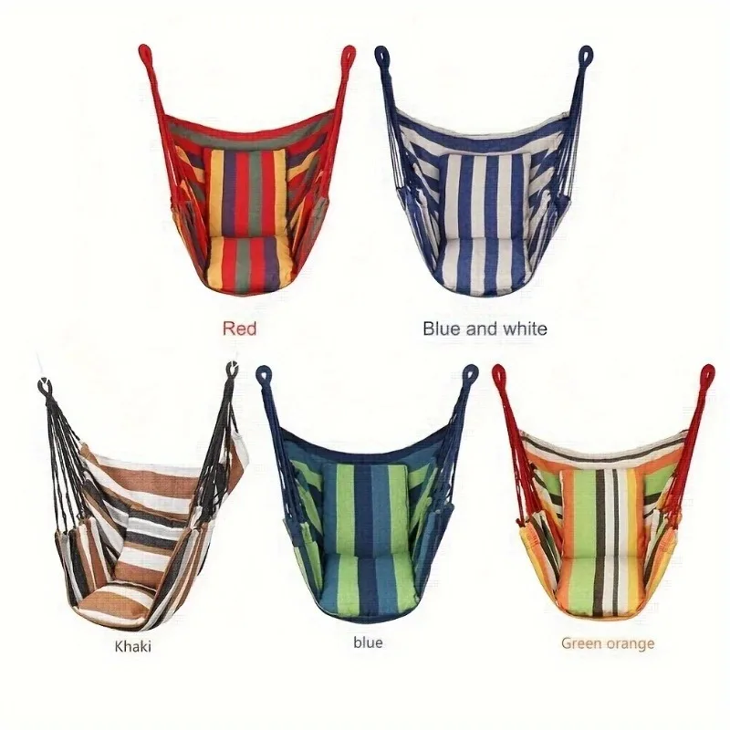 1 шт. кресло-гамак для улицы - расслабляющие парусиновые качели отдыха с 2