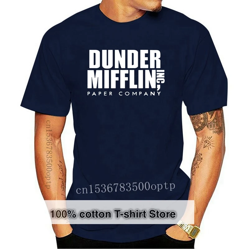 

Dunder Mifflin T-shirt The Office Tv Show Series Funny Film Tee Unisex Gift Top