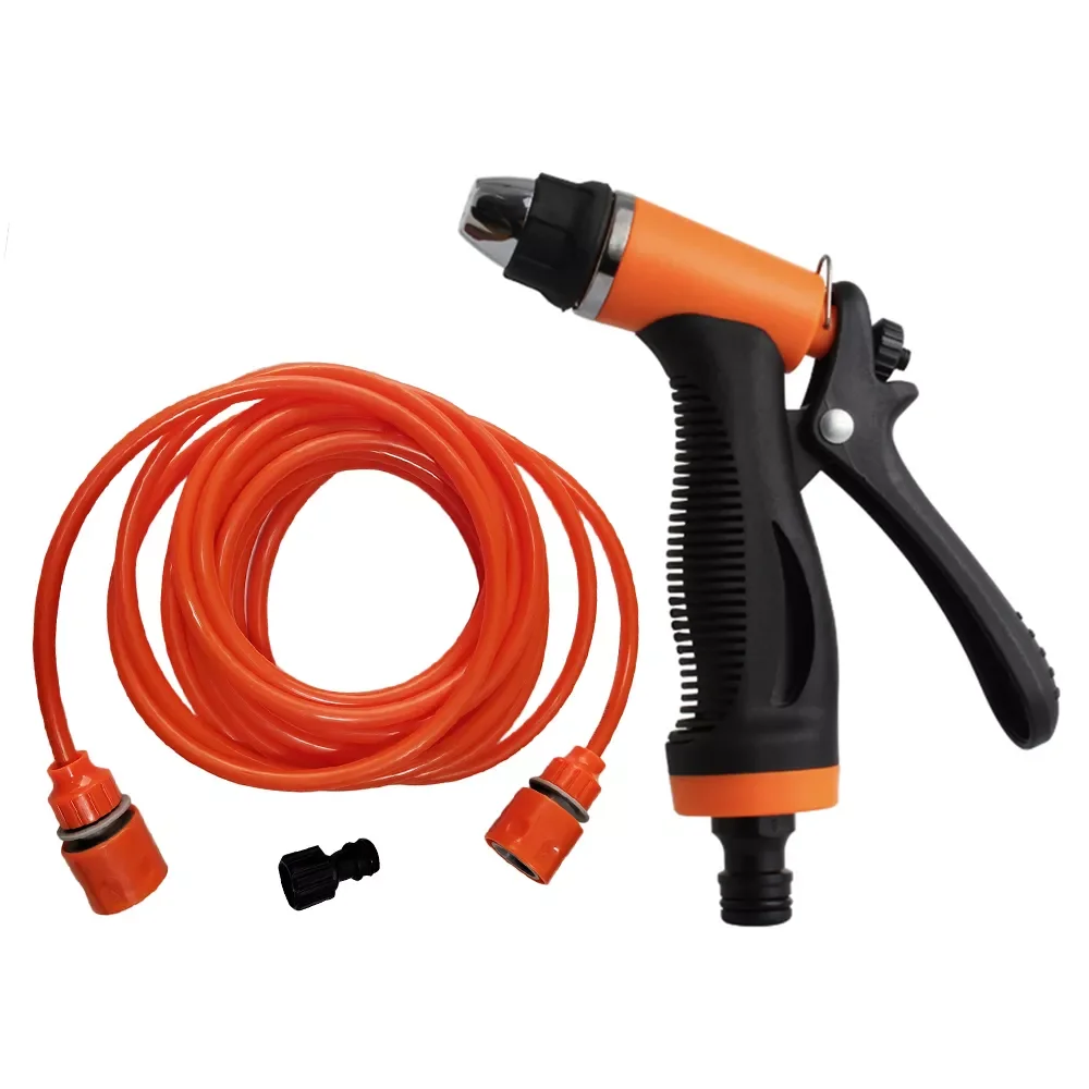 

High Pressure Water Spray Gun Copper Nozzle Garden with 20ft Hose Pipe for Lawn Car Wash