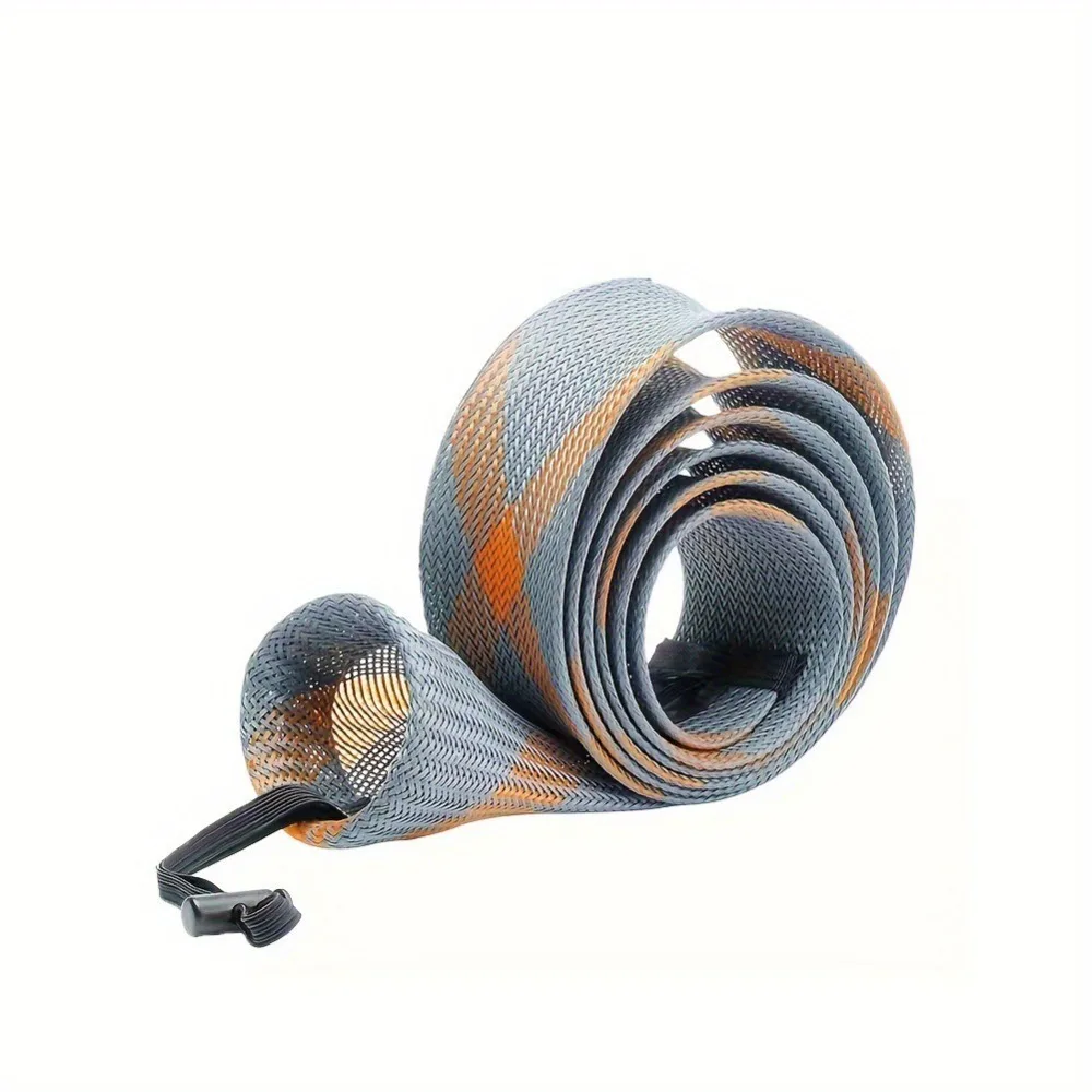 Выдвижная плетеная сетка чехол для удочки рукав куртка 30 мм 170 см эластичная