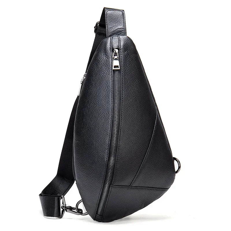 

Cross Chest Newsbirds Genuine Male Bag Sling For Leather Leather Body Bag Bag Leather Chest Pack Single Men Bag Shoulder