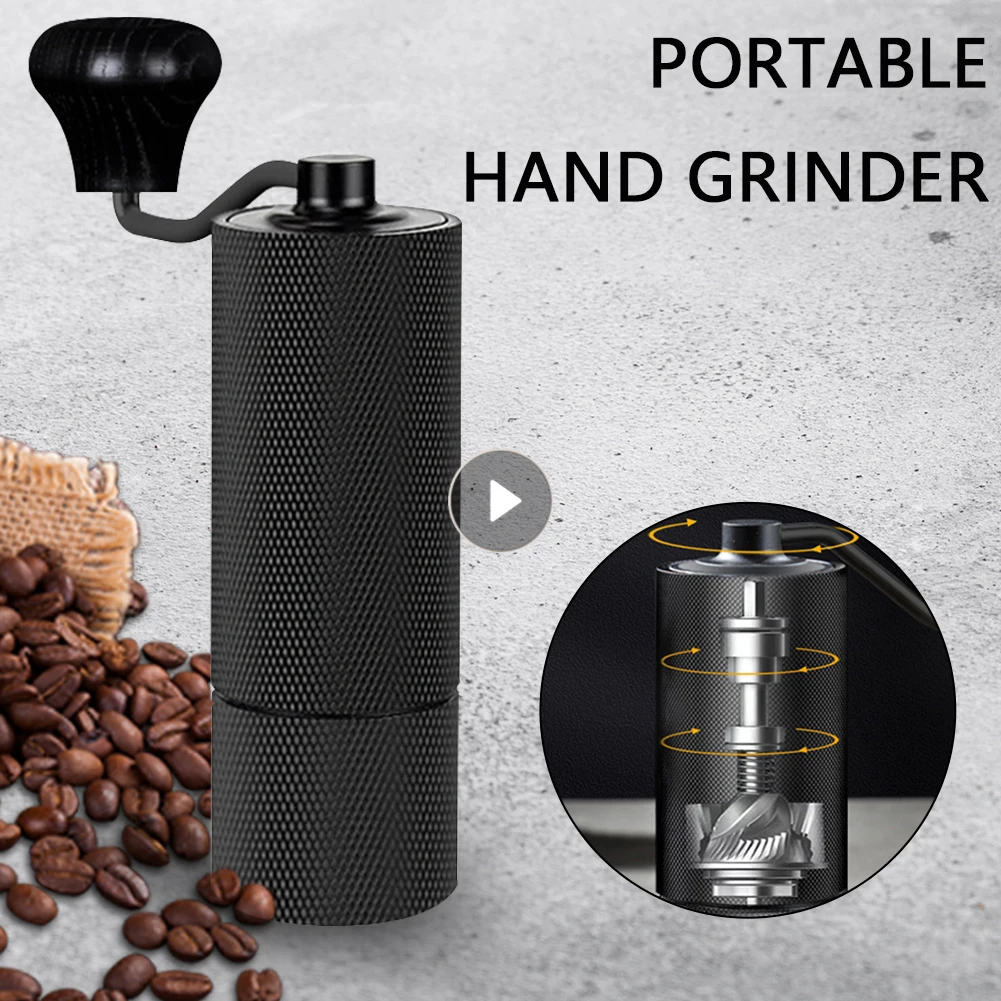 

Manual Coffee Grinders Coffee Bean Grinder High Quality CNC Grinding Core Grinder Portable Hand Shake Coffee Machine With Brush