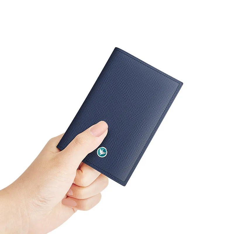 WILLIAMPOLO's New small card package ultra-thin genuine leather business card holder couples simple bank card set pl225297