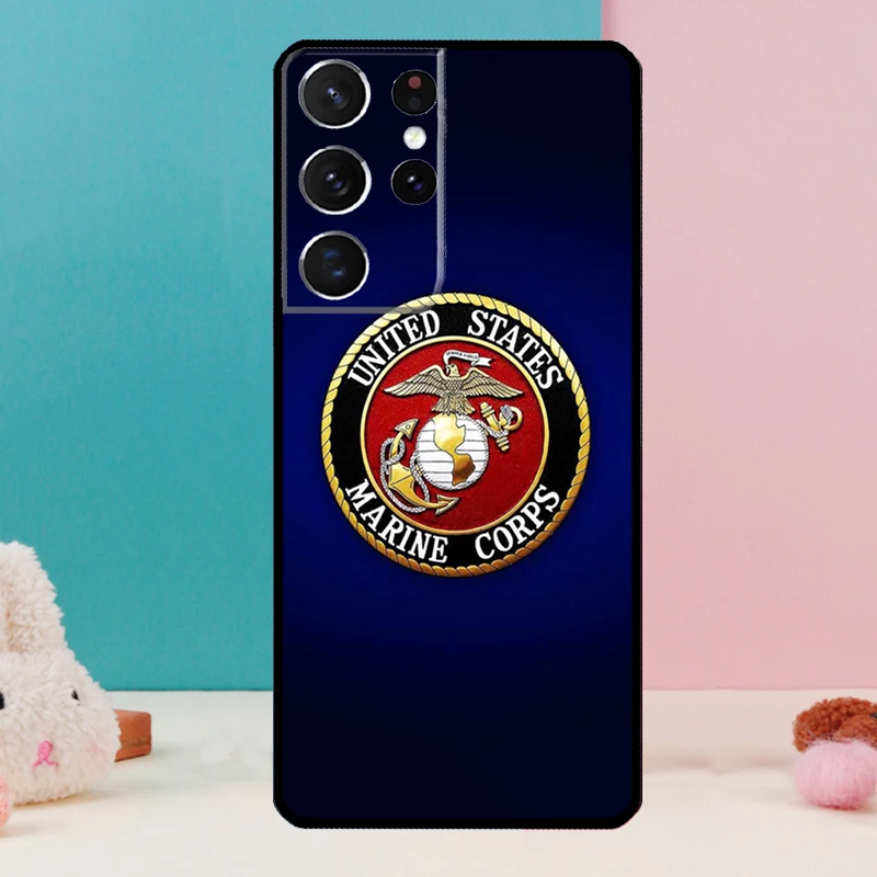United States Marine Corps LOGO Coque For Samsung Galaxy S20 FE S21 Ultra S9 S10 Note 10 Plus 20 S22 Phone Case