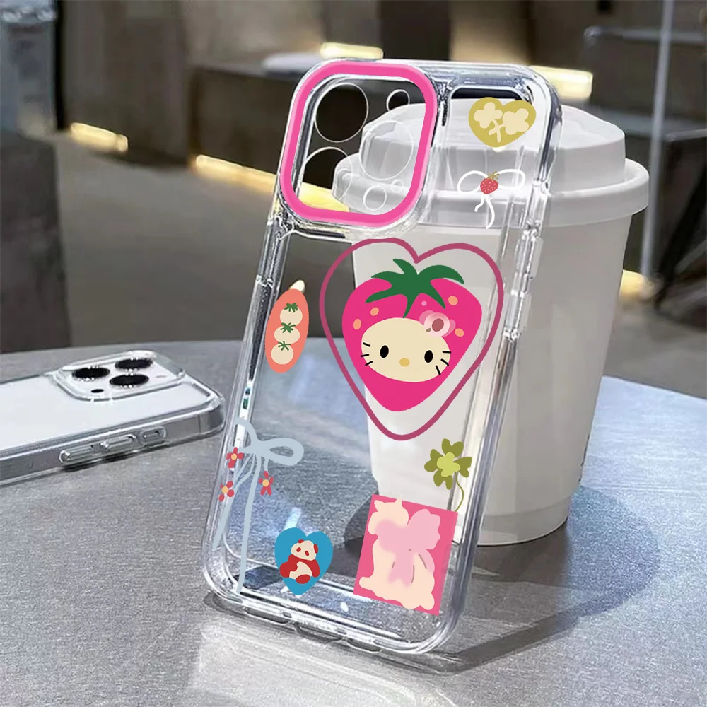 Чехол для телефона Hellos Kittys Cute Love Kawaii Xiaomi Mi 14 13 12 11 10 10T 14T Poco F6 F5 F4 X4 X3 NFC Lite GT Pro 4G 5G Clear