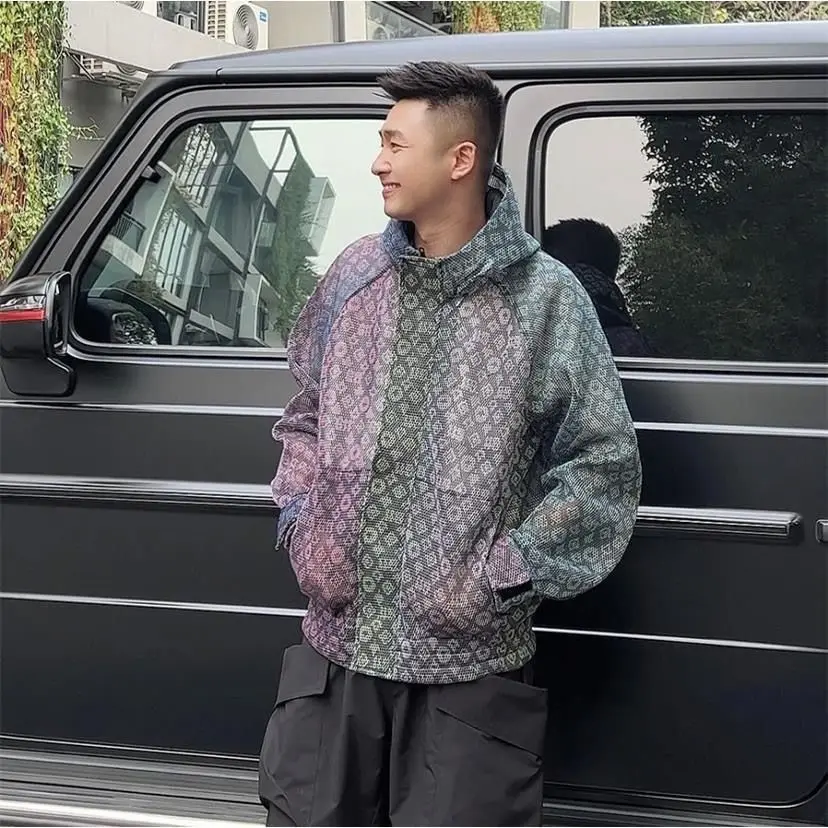 Весенне-летнее Новое свободное повседневное дышащее Сетчатое пальто с вырезами