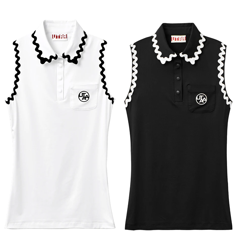 

Fashionable Women's Polo T-Shirt for Golf Training, Soft and Breathable Golf Clothes for Ladies