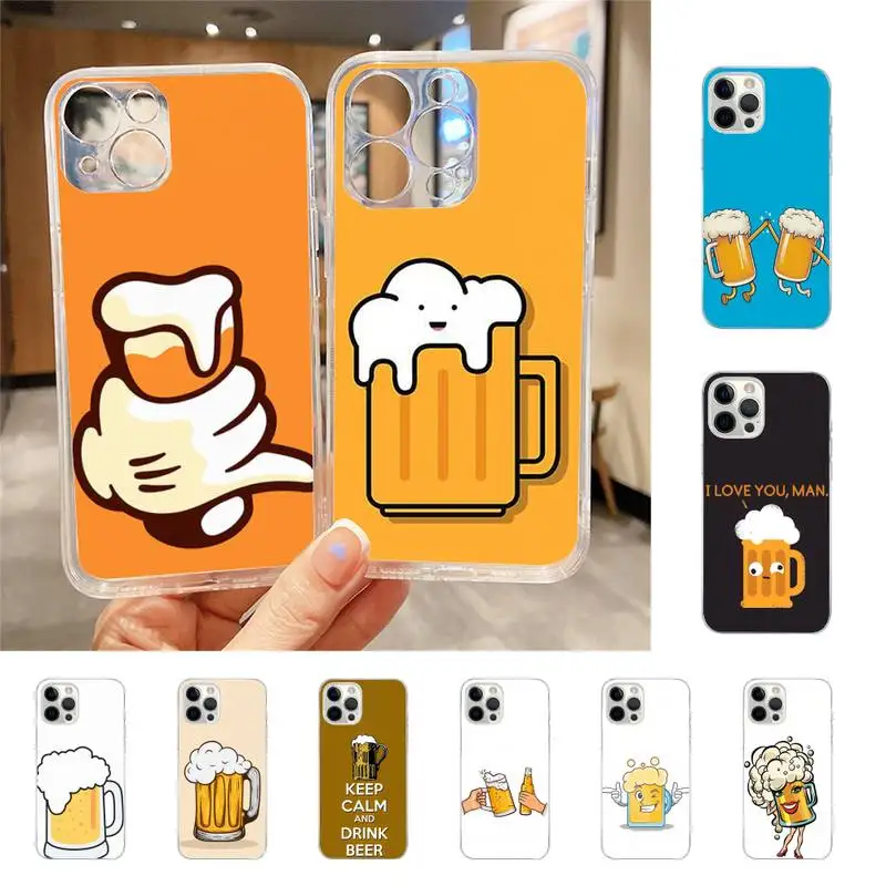 

Beers Cartoon Phone Case For Iphone 7 8 Plus X Xr Xs 11 12 13 Se2020 Mini Mobile Iphones 14 Pro Max Case