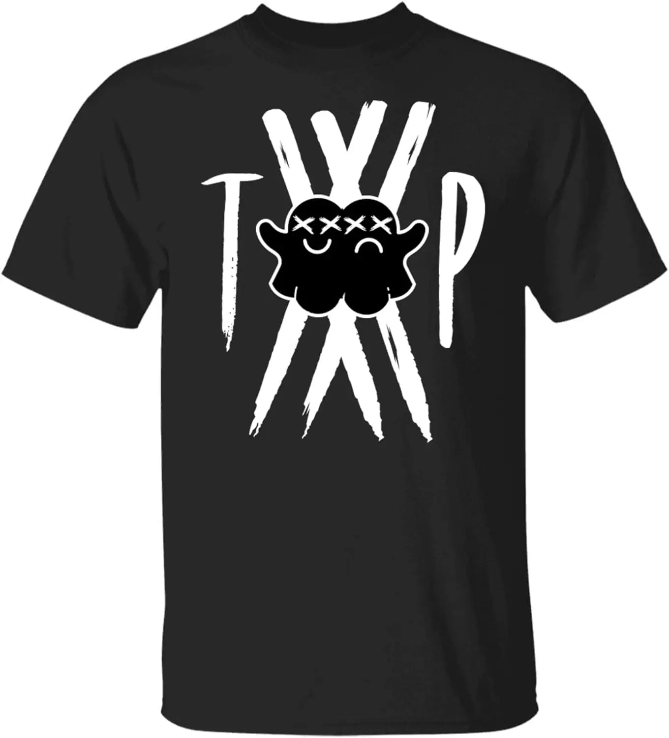 Черная футболка с двойным паранормалом