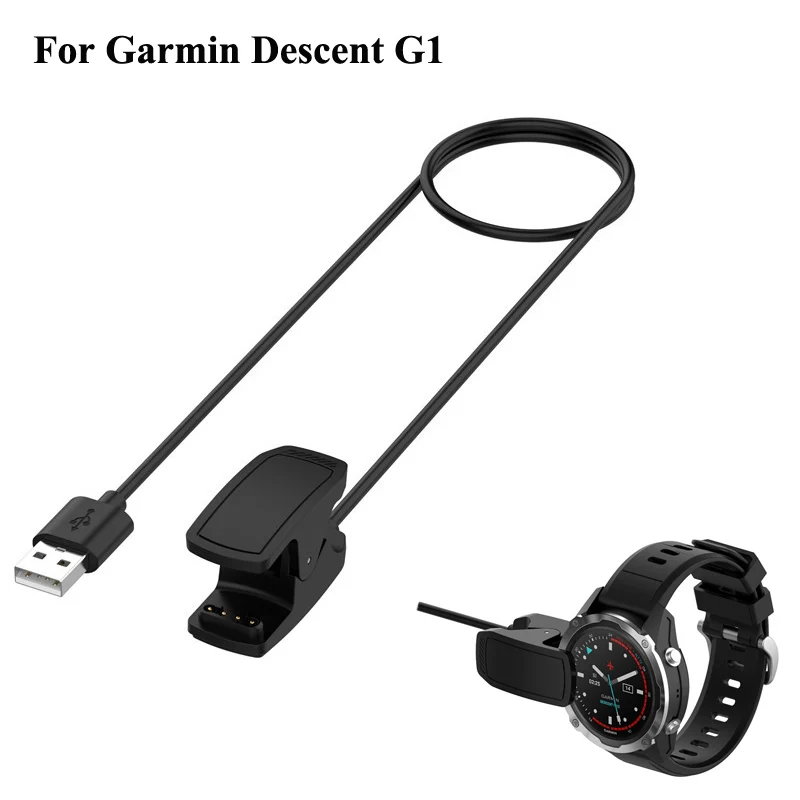 

1M USB WiredCharging Cable For Garmin Descent G1 Portable Watch Wired Fast Charger Adapter Cable Accessories