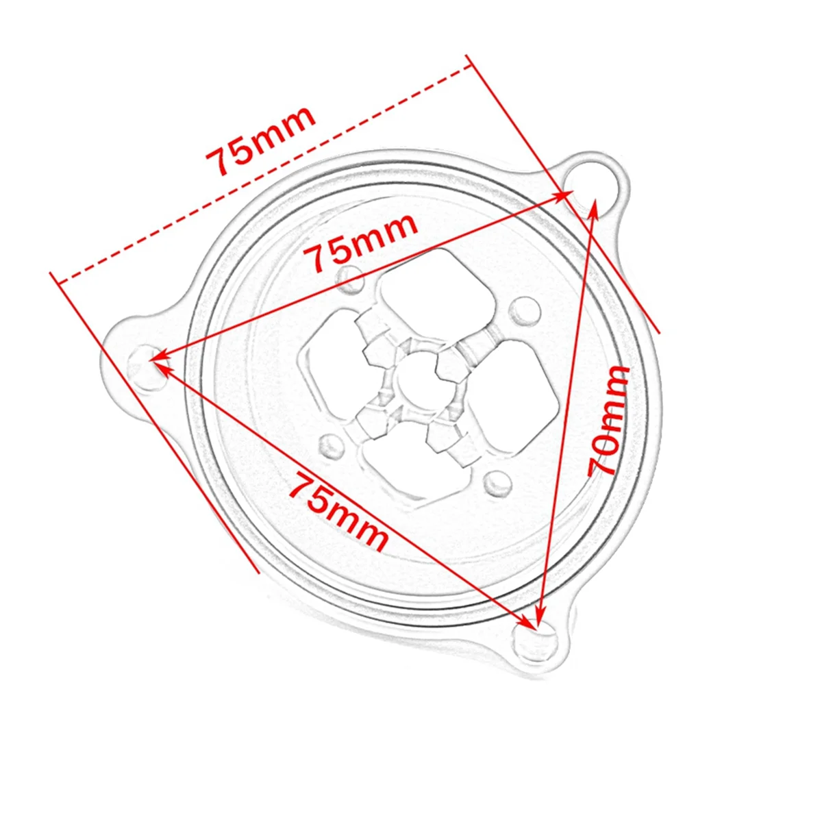 Прозрачная крышка масляного фильтра двигателя для мотоцикла Yamaha Raptor 700 2006-2022 RAPTOR