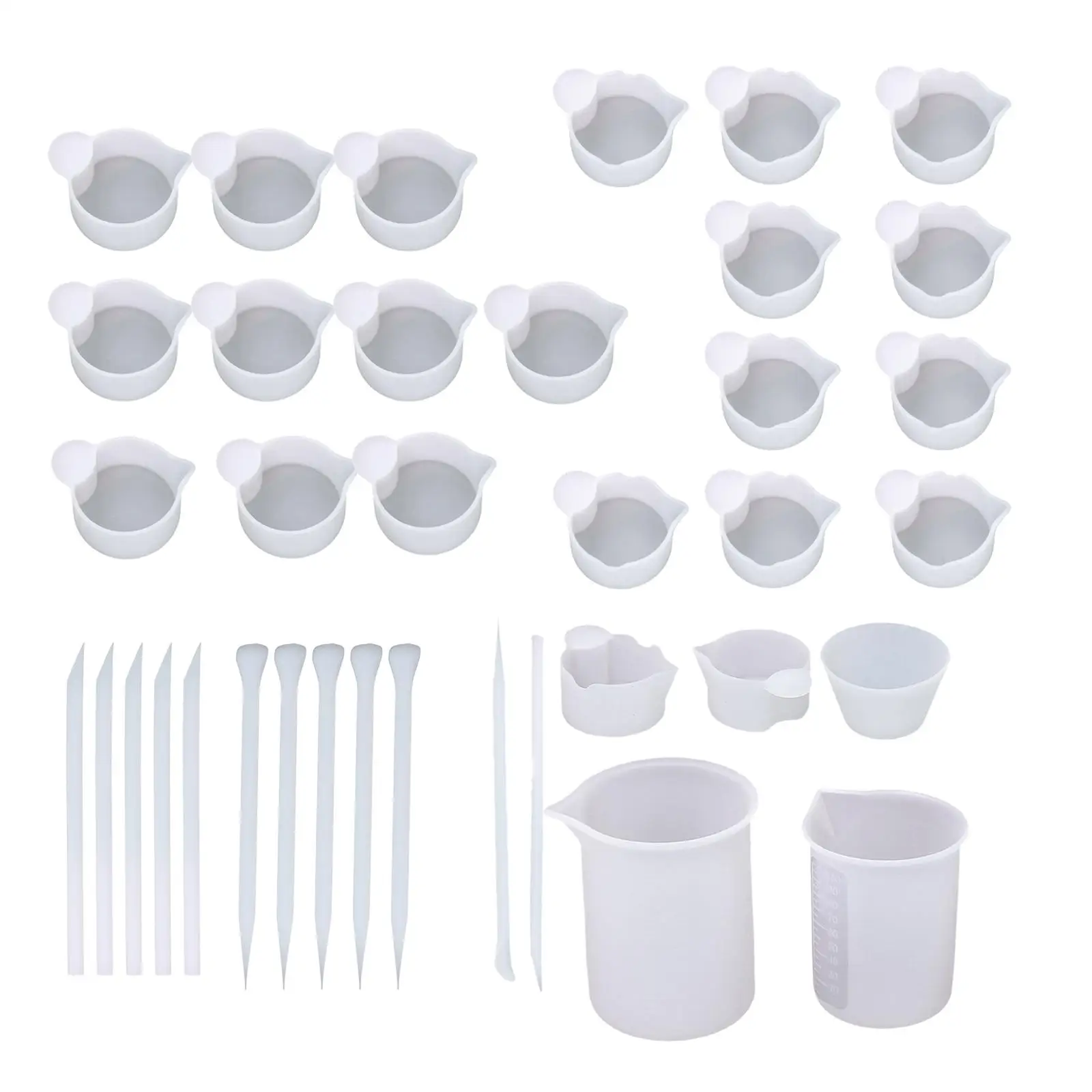 

Быстрое многоразовое смешивание мерных стаканчиков «сделай сам», набор инструментов для изготовления ювелирных изделий с дозирующей чаше...