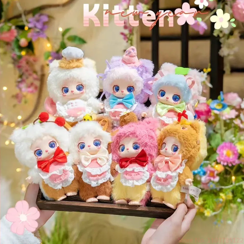 Фото Baby Three Anabel V4 Dessert Chef Kitten Series слепая коробка милые украшения кукла плюшевая кукла кулон праздничный подарок на день рождения №2