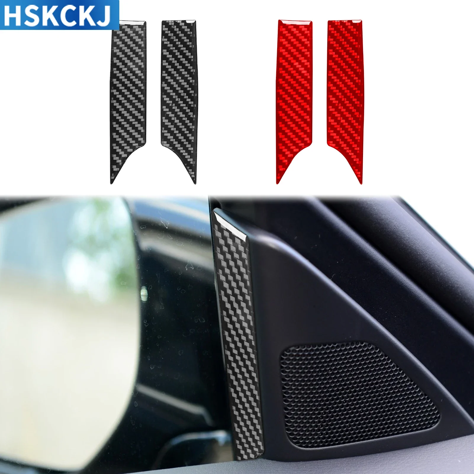 Для Infiniti Q50 2014——2020 настоящее углеродное волокно внутренняя часть автомобиля