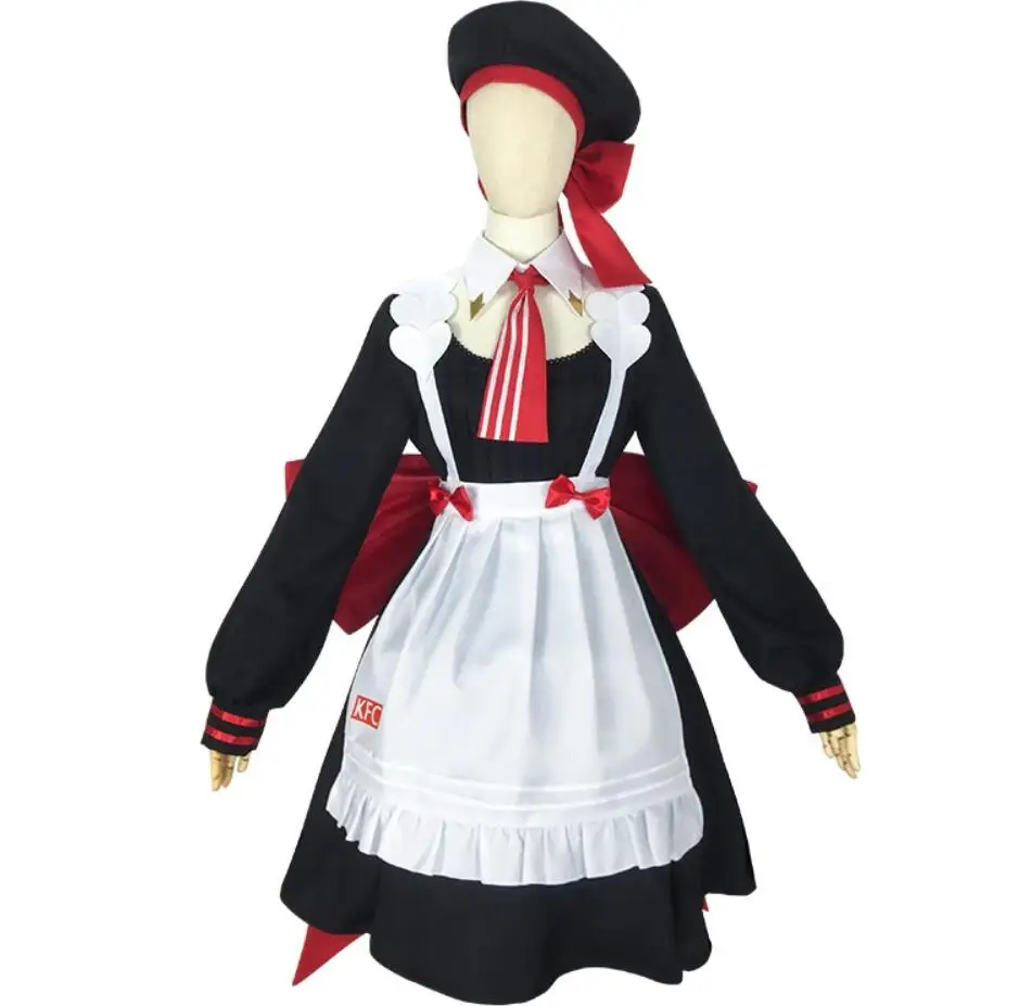 

Genshin Impact Noelle Cosplay Costume Cosplay Maid Costume Party Dress Women Lolita Dress Girl Jk Uniform With Hat