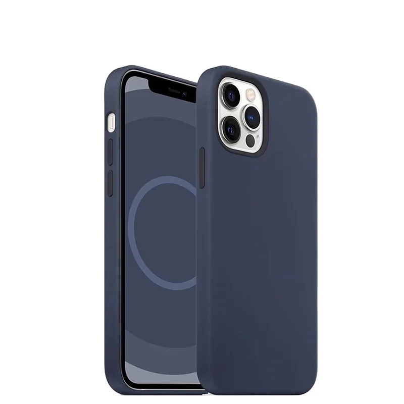 

Official Magsaf* Silicone Case For iPhone 12 Pro Max 12Pro Max Magnetism With Animation Liquid Cover For iPhone 12 Mini