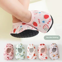 2022 new infant spring summer floor socks shoes toddler boys girls soft non skid indoor shoes baby thin cotton mesh first walker