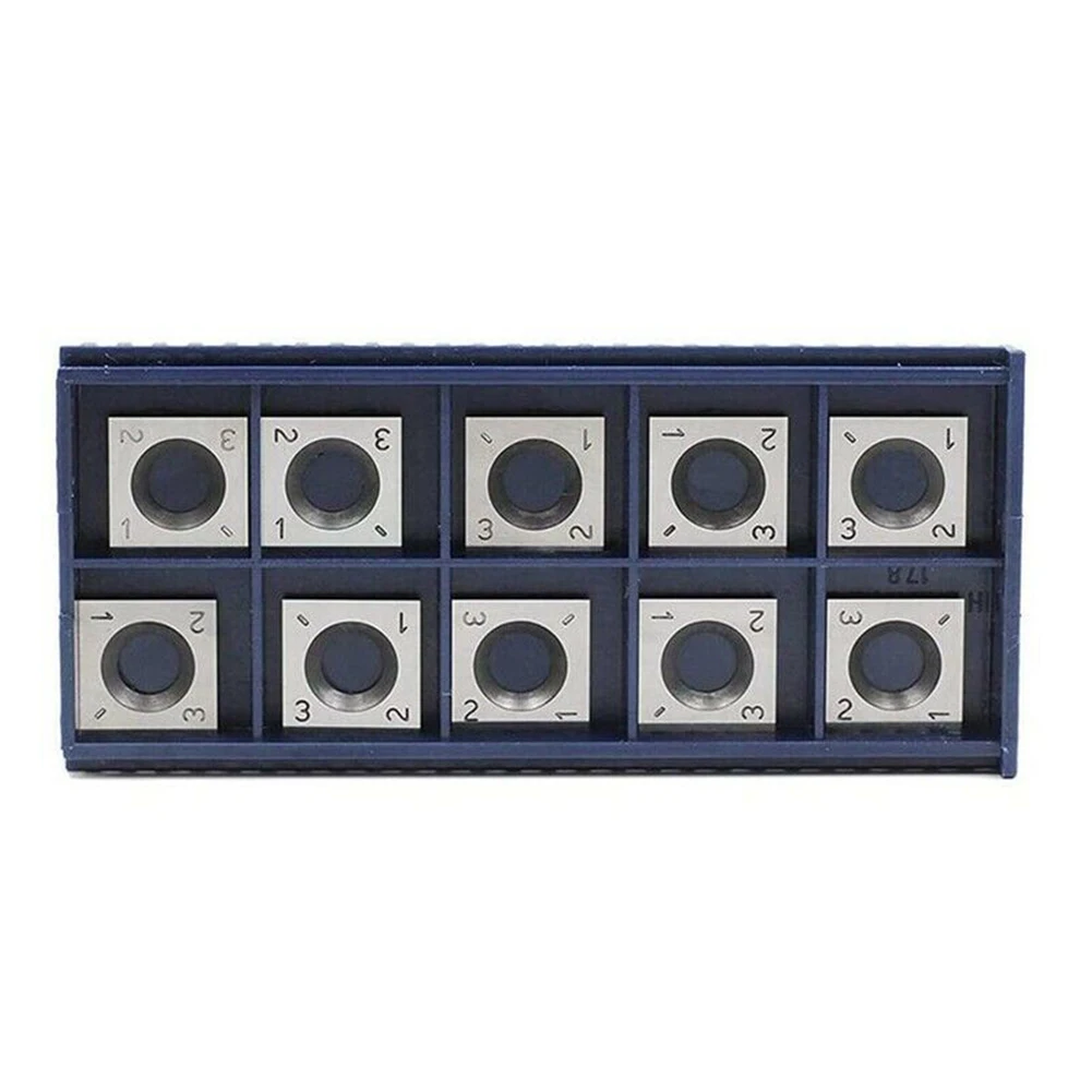 

Durability Carbide Inserts Spiral Planer Bit M610mm Screws Silver Square