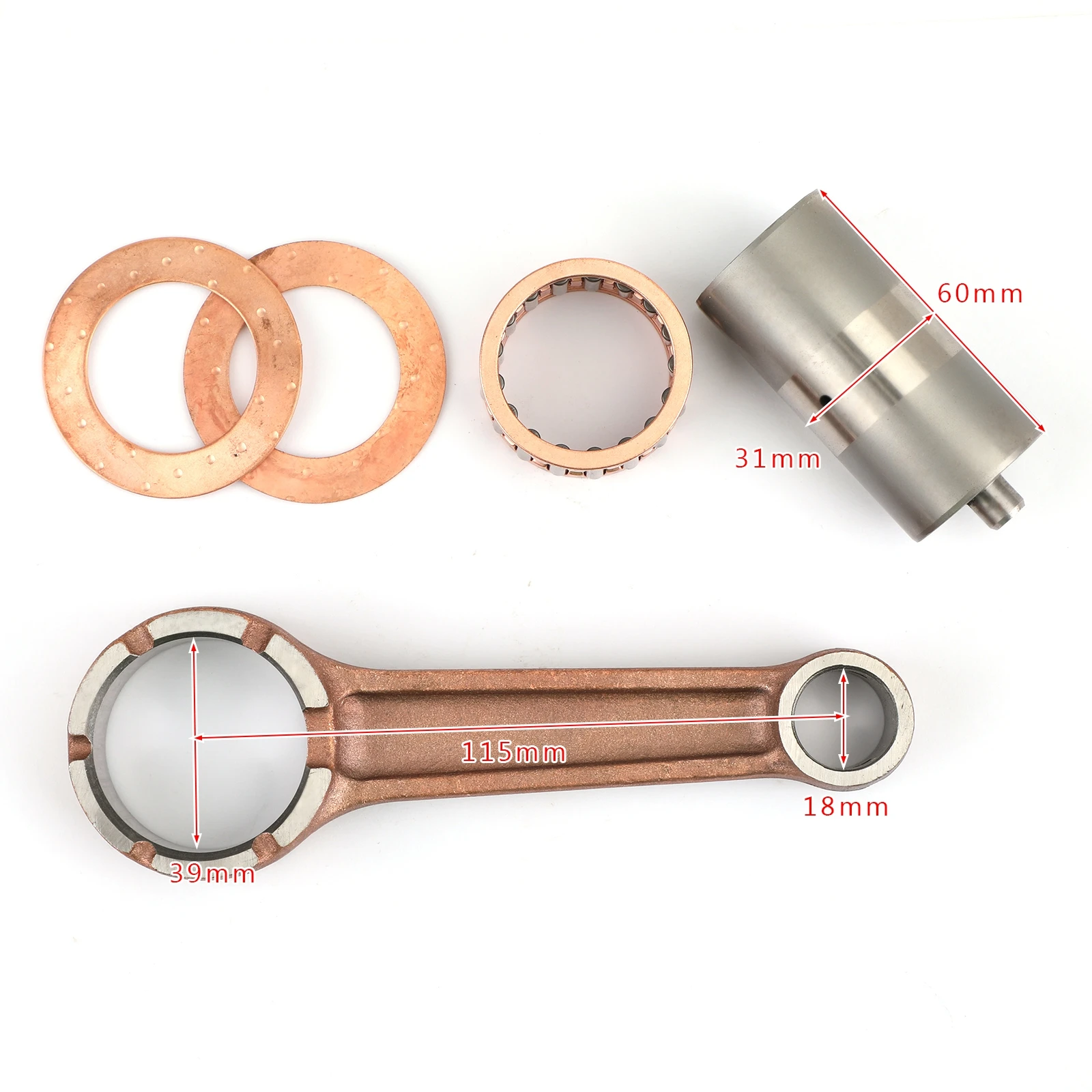 Комплект Шатунов Areyourshop 12161-38201 для Suzuki GN250 E TU250 X DR250S GZ250 Marauder SP250