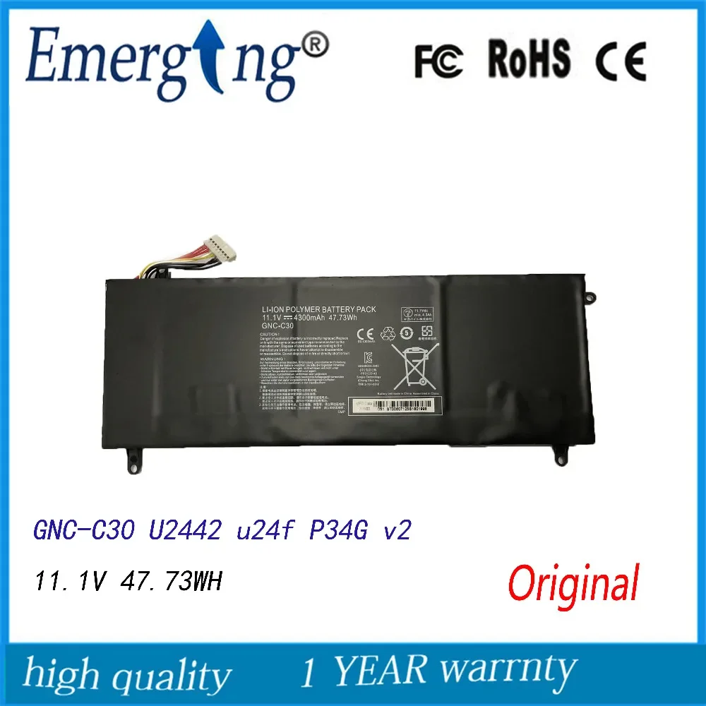 11 1 В 47 73 Втч новый аккумулятор для ноутбука GIGABYTE GNC-C30 U2442 U24F P34G V2